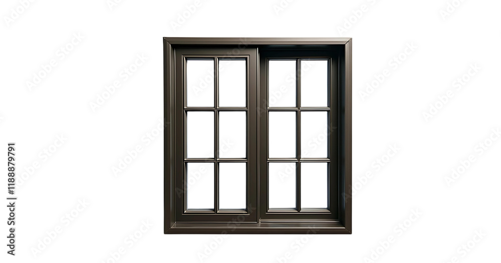 Obraz premium window isolated on white background