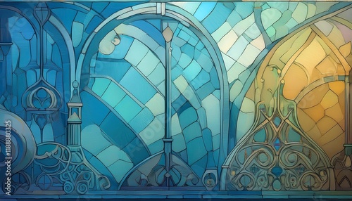 colorful light blue history wallpaper texture