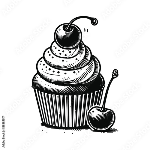 Sweet Cherry Delight A Cupcake Dream