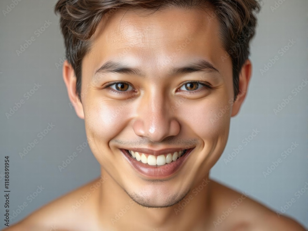 Headshot Closeup portrait of a handsome attractive and cheerful young beautiful man. Confidence, happy face and smiling male. Portrait of a joyful middle aged person looking at the camera Headshot Closeup portrait of a handsome attractive and cheerful young beautiful man. Confidence, happy face and smiling male. Portrait of a joyful middle aged person looking at the camera