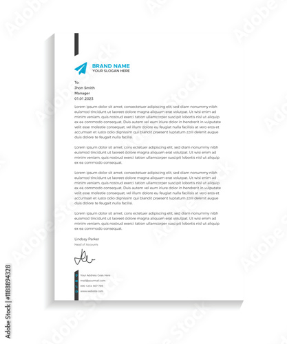 Business Letterhead Template Design