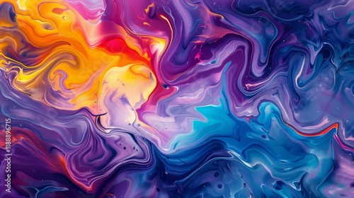 Wallpaper Mural Abstract Colorful Swirls Wallpaper Torontodigital.ca