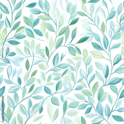 Creative Seamless Pattern 2D Doodle Floral Illustrations for wallpaper, card, tile.