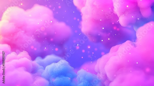 Dreamy Pastel Cloudscape: A Whimsical Fantasy