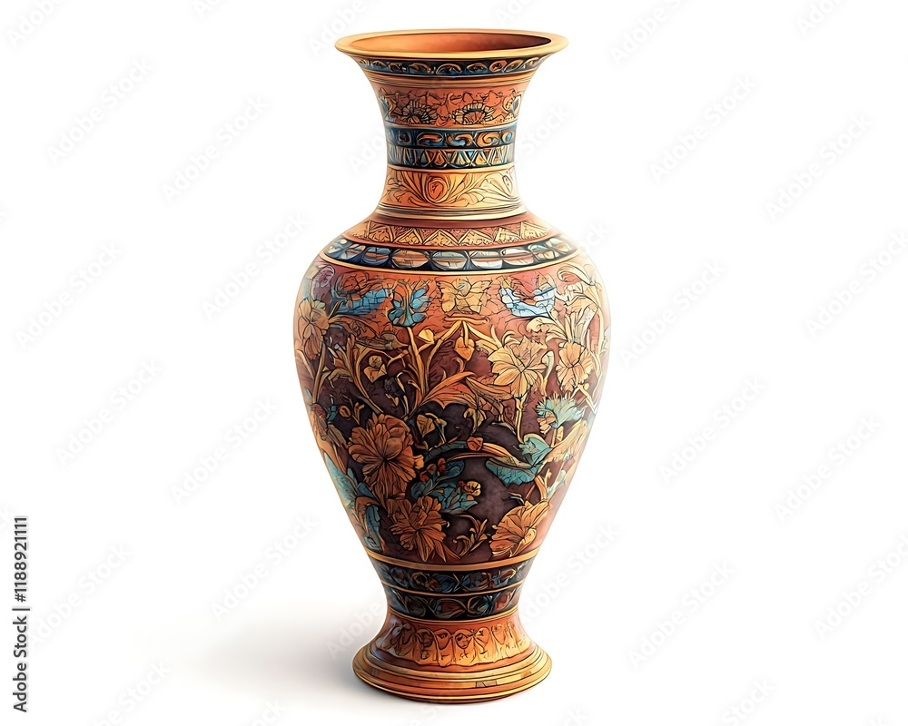 Classic antique vase with diverse designs, isolated on white, high-resolution detailed illustration, full-body photo, Classic antique vase with diverse designs, isolated on white, high-resolution detailed illustration, full-body photo,