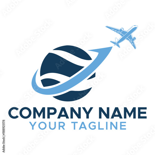 Business Travel Logo Template Graphic Design