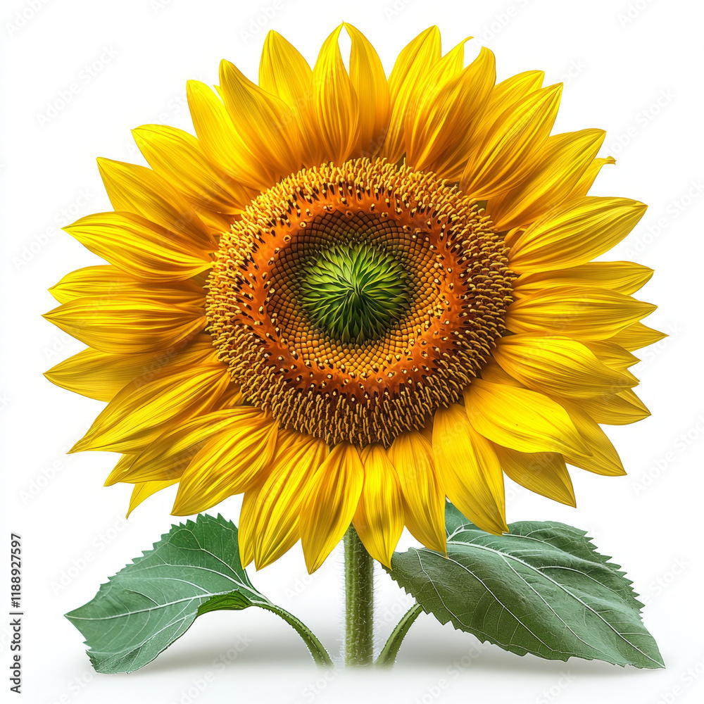 Obraz premium Radiant Sunflower in Bloom.