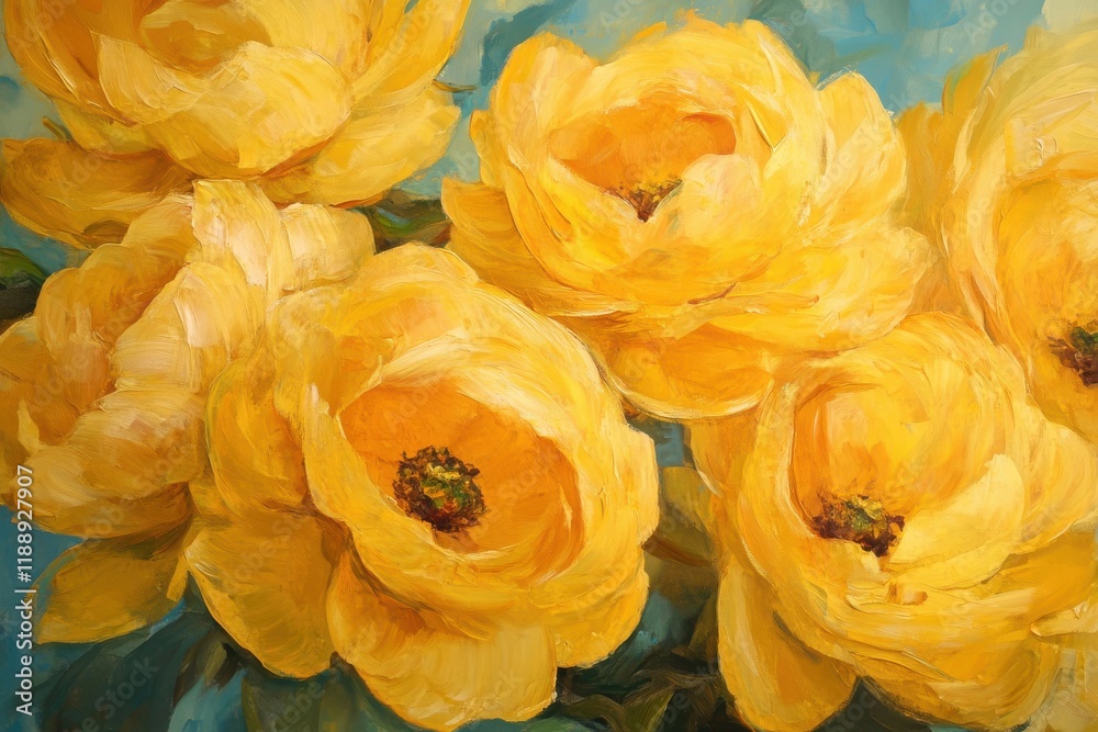 Cheerful yellow flower blossoms symbolizing joy and positivity in nature photography for vibrant design projects and uplifting visual content Cheerful yellow flower blossoms symbolizing joy and positivity in nature photography for vibrant design projects and uplifting visual content