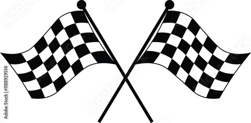 double checkered flags racing flag car racing flag Finnish line flag eps vector file photo