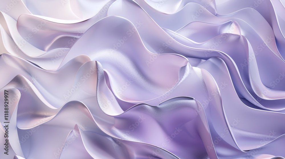 Obraz premium Abstract Lavender Swirls Wallpaper