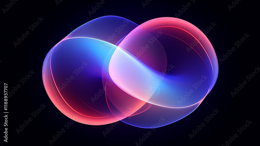 Transparent overlapping circles with vivid gradient hues. Transparent overlapping circles with vivid gradient hues.