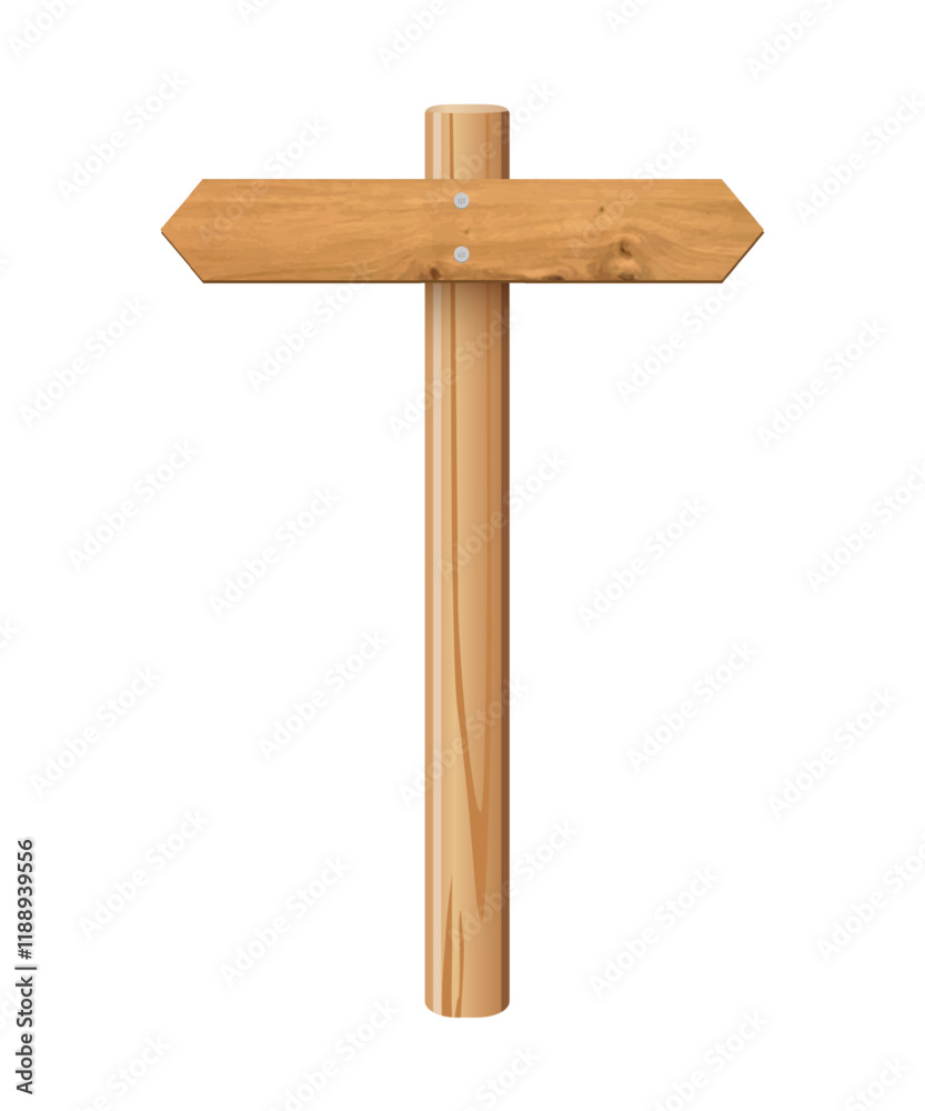 3d wooden signboard vector illustration. Realistic wood sign post. Blank arrow with wood texture, plywood road pointer. City guidance. 3d wooden signboard vector illustration. Realistic wood sign post. Blank arrow with wood texture, plywood road pointer. City guidance.