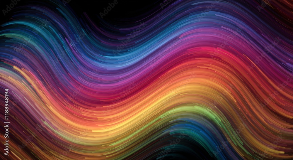 Abstract Colorful Waves: Vibrant, dynamic, swirling waves of color create a mesmerizing abstract art piece, perfect for design projects needing a bold and creative visual. Abstract Colorful Waves: Vibrant, dynamic, swirling waves of color create a mesmerizing abstract art piece, perfect for design projects needing a bold and creative visual.