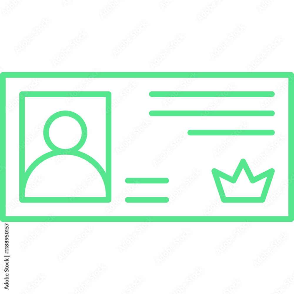 Membership icon single vector illustration Membership icon single vector illustration