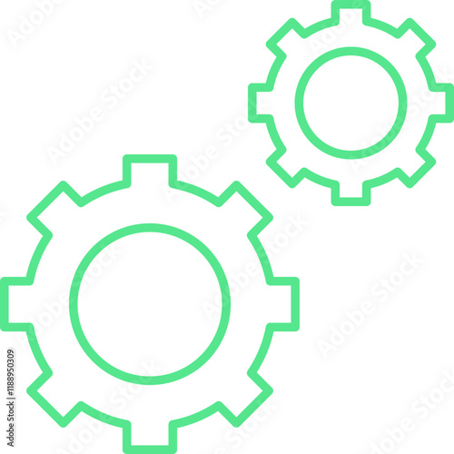 Setting icon single vector illustration