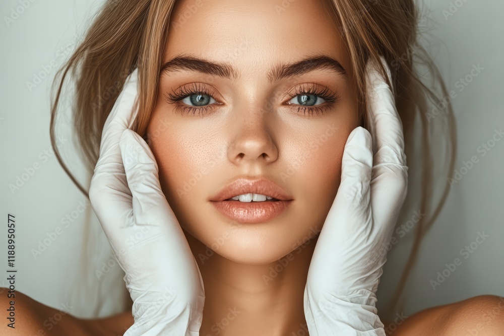 Botox injections in a beauty and skin care studio Botox injections in a beauty and skin care studio
