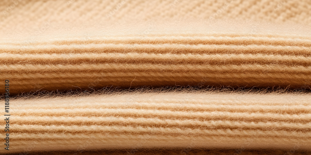 Close-up of a soft, beige knitted fabric. The texture is detailed and luxurious, showing the fine knit and soft fibers. Close-up of a soft, beige knitted fabric. The texture is detailed and luxurious, showing the fine knit and soft fibers.