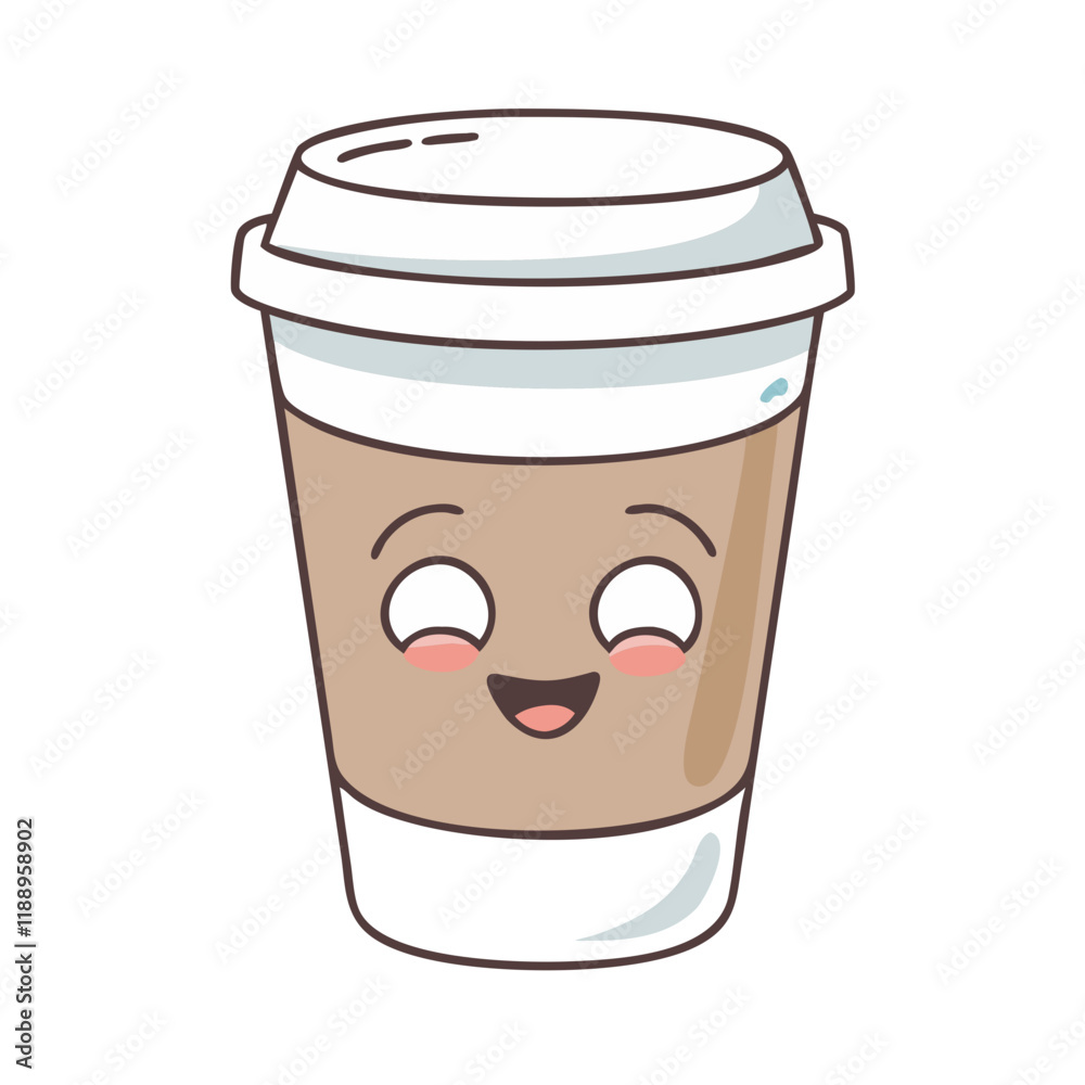smiling coffee cup vector icon, smiling coffee cup vector illustration - simple illustration of smiling coffee cup, perfect for logos,and smiling coffee cup -themed designs. smiling coffee cup vector icon, smiling coffee cup vector illustration - simple illustration of smiling coffee cup, perfect for logos,and smiling coffee cup -themed designs.