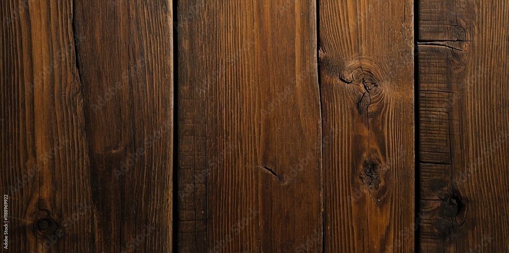 Dark Wood Texture Background Surface Top View. Old and Weathered. Detailed Grain Texture. Natural Organic Texture. Deep Dark Tones. Ideal for Rustic or Vintage Backgrounds. Textured Designs Template
