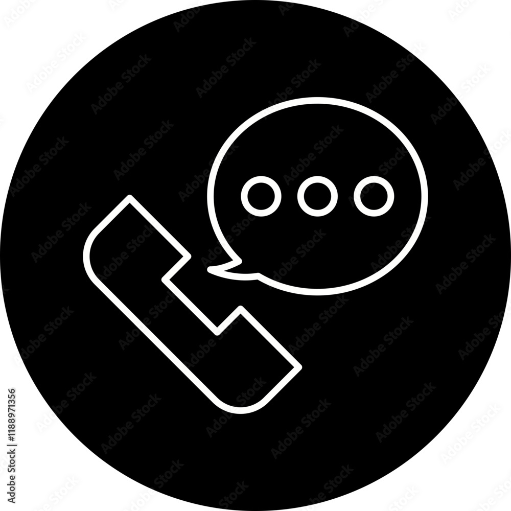 Call icon single vector illustration Call icon single vector illustration