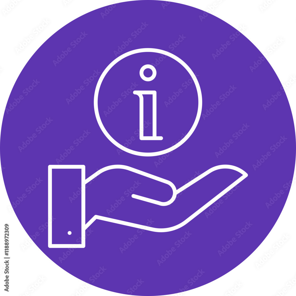 Information icon single vector illustration Information icon single vector illustration