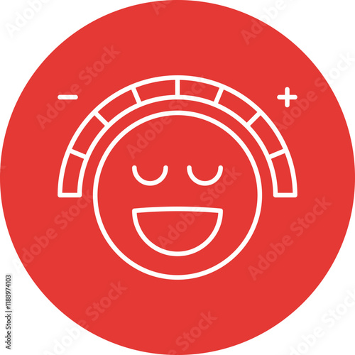 Attitude icon single vector illustration