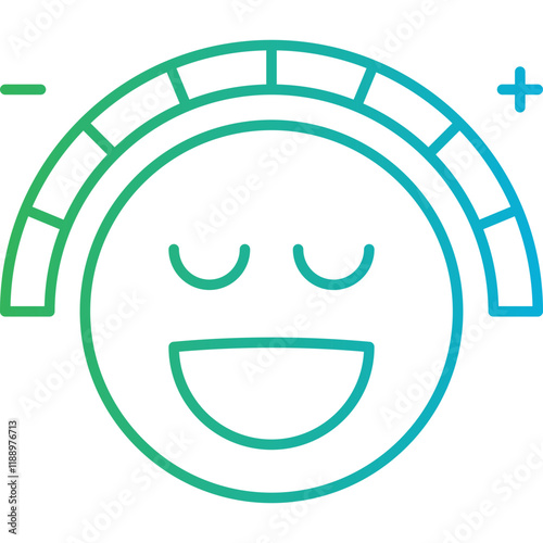Attitude icon single vector illustration