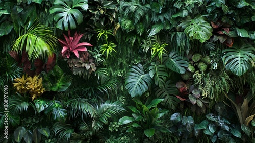 Stunning Tropical Plant Wall Decor - Lush Greenery