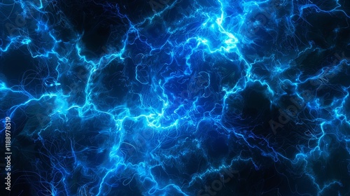 Abstract Blue Energy Wallpaper