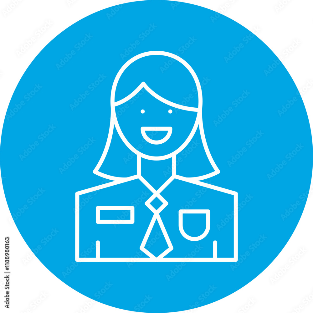 Employee icon single vector illustration Employee icon single vector illustration