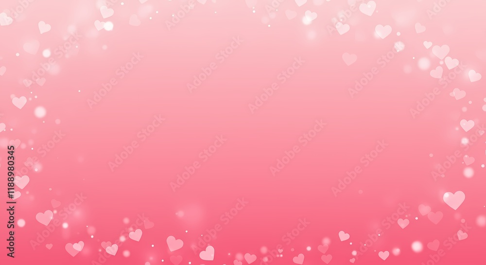 Romantic Pink Background with Scattered Hearts Valentine s Day Love Wedding Soft Tender Romantic Pink Background with Scattered Hearts Valentine s Day Love Wedding Soft Tender