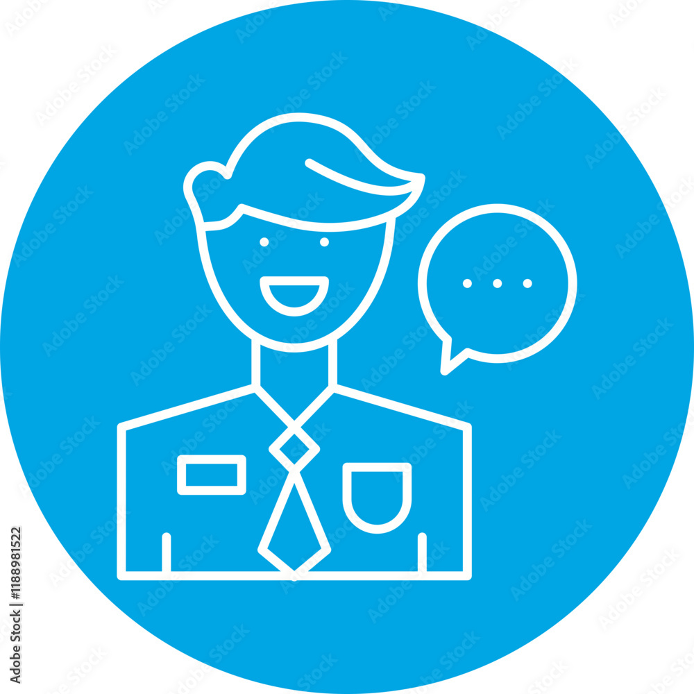 Consultant icon single vector illustration Consultant icon single vector illustration