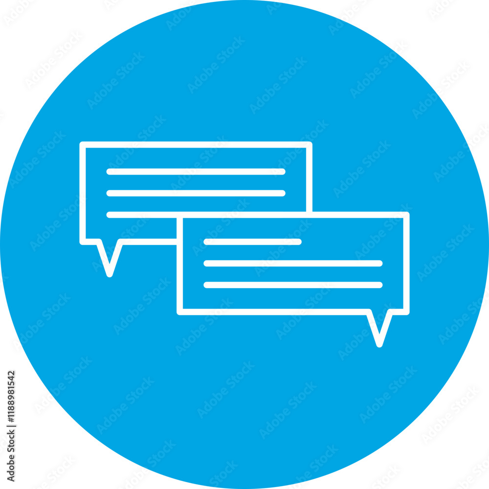 Conversation icon single vector illustration Conversation icon single vector illustration