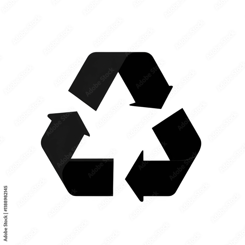 Black recycle logo sign isolated. Eco symbol. PNG with transparent background. Clipping path. Flat lay Black recycle logo sign isolated. Eco symbol. PNG with transparent background. Clipping path. Flat lay