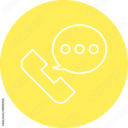 Call icon single vector illustration