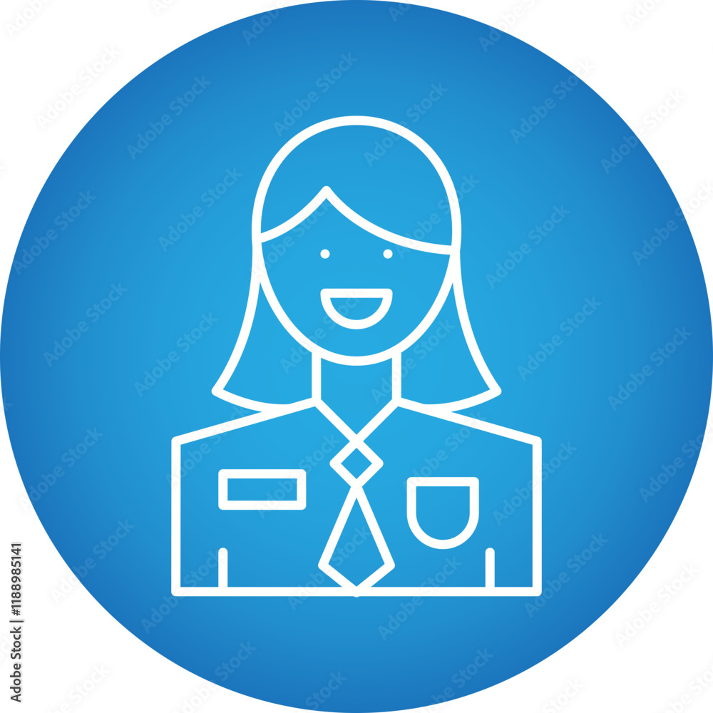 Employee icon single vector illustration Employee icon single vector illustration