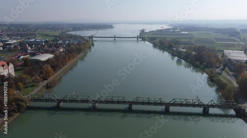 view of the river and the city