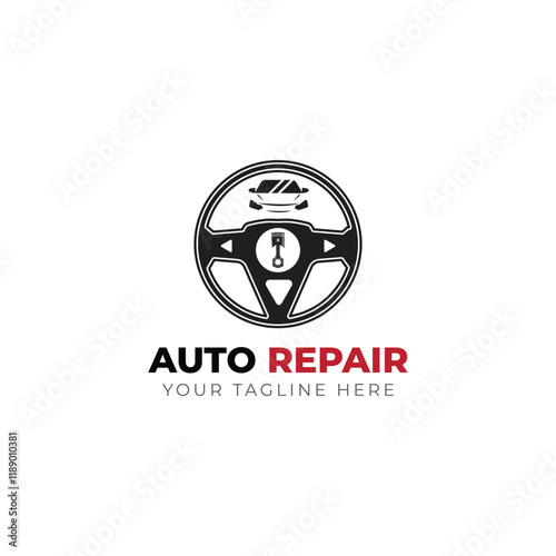 Auto repair Car Logo design vector