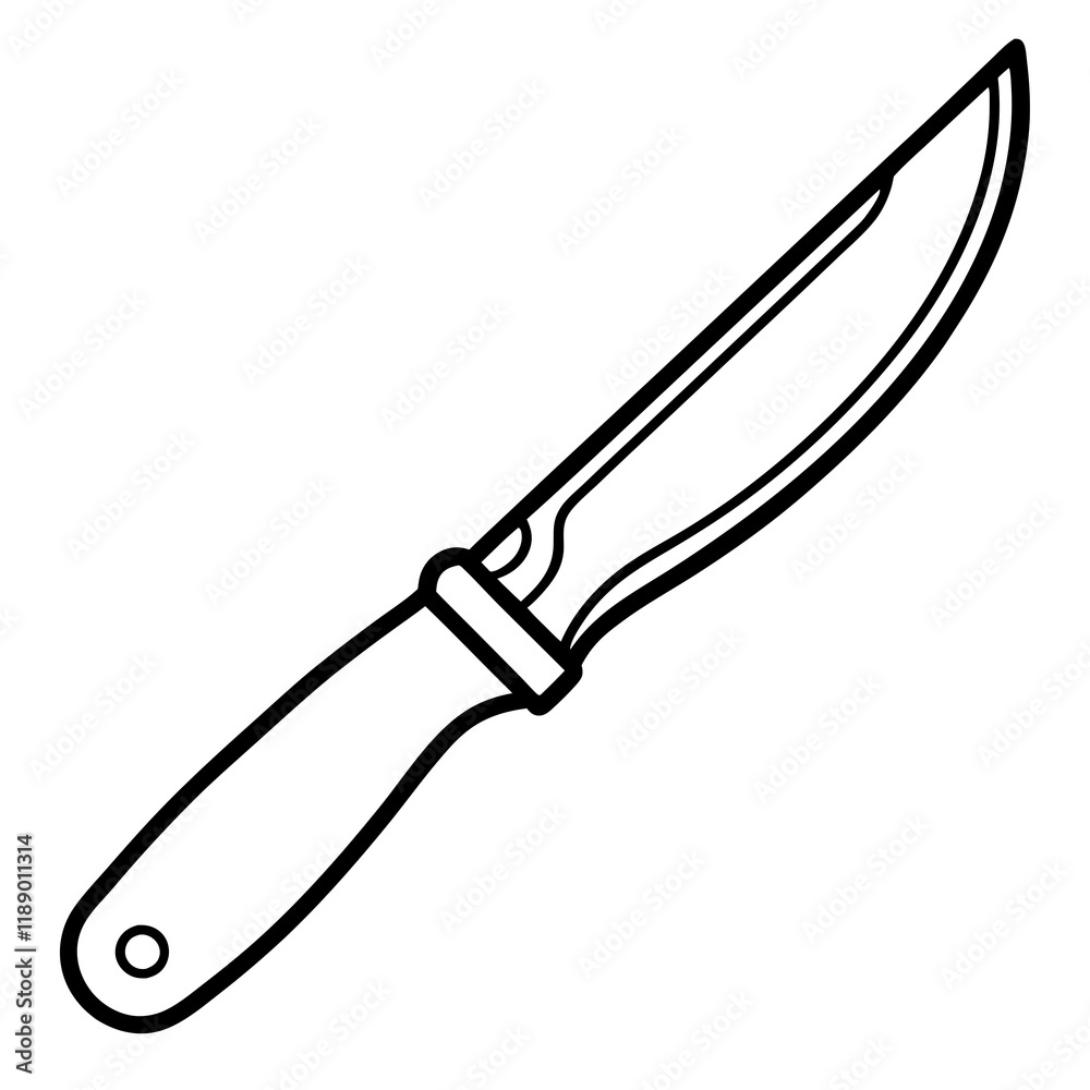 grafting knife line art vector illustration grafting knife line art vector illustration