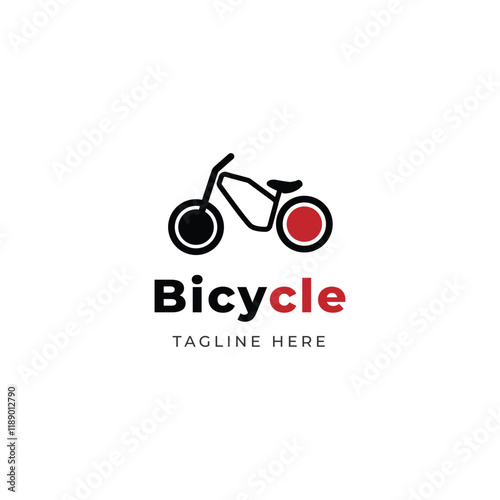 Bicycle logo design template vector