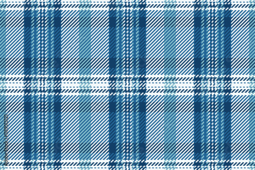 Tribal texture vector fabric, intricate check plaid background. Tablecloth tartan pattern seamless textile in cyan and alice blue colors.