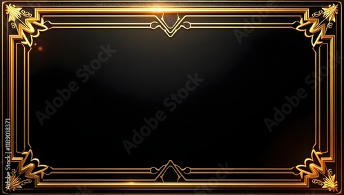 Golden Gala Event Border 