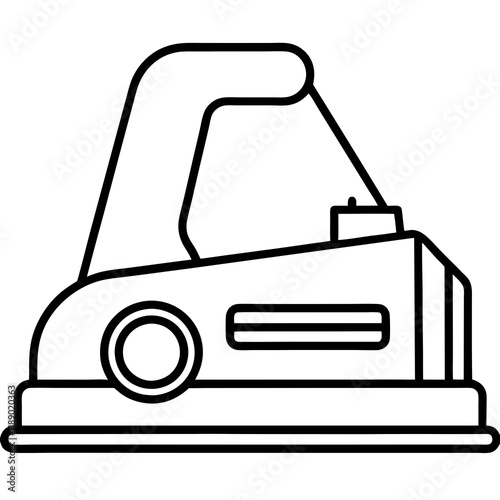  detail sander line art vector illustration