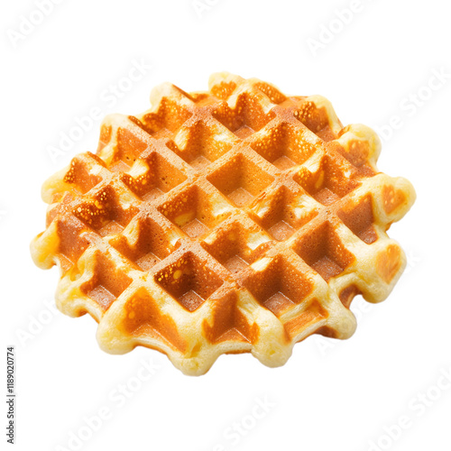 waffles isolated die cut