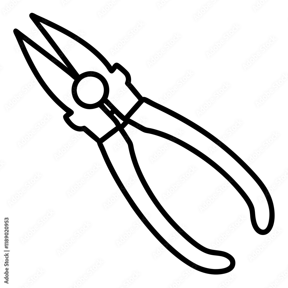 pliers isolated on white pliers isolated on white