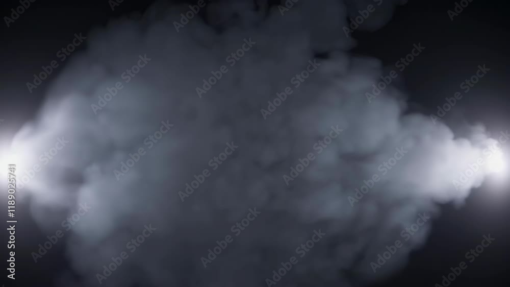 Background of an empty dark room. Empty walls, lights, smoke, glow, rays Background of an empty dark room. Empty walls, lights, smoke, glow, rays