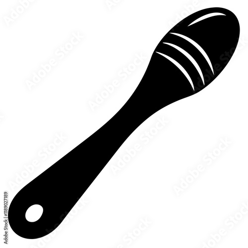tongue depressor silhouette vector illustration