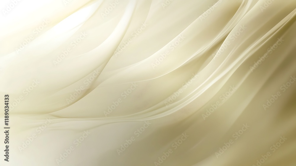 Obraz premium Draped Cream Colored Fabric Abstract Background
