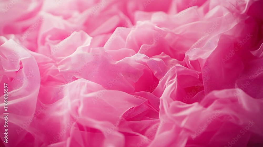 Abstract Pink Tulle Fabric Texture Background Abstract Pink Tulle Fabric Texture Background