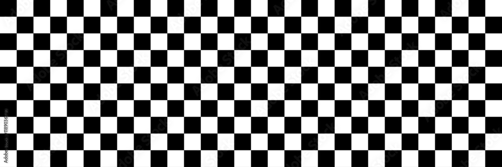 Fototapeta premium Chessboard pattern with black and white color. for head website, wallpaper, backdrop and design.